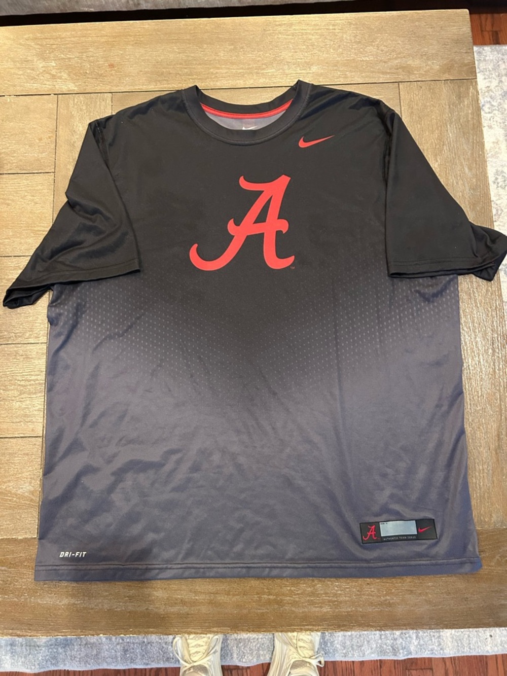 Nike Alabama Crimson Tide Dri-FIT Team Issued Shirt XXL Black Athletic NCAA - Picture 2 of 5